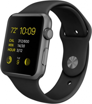 Apple Watch Sport 42mm Sport Band Black